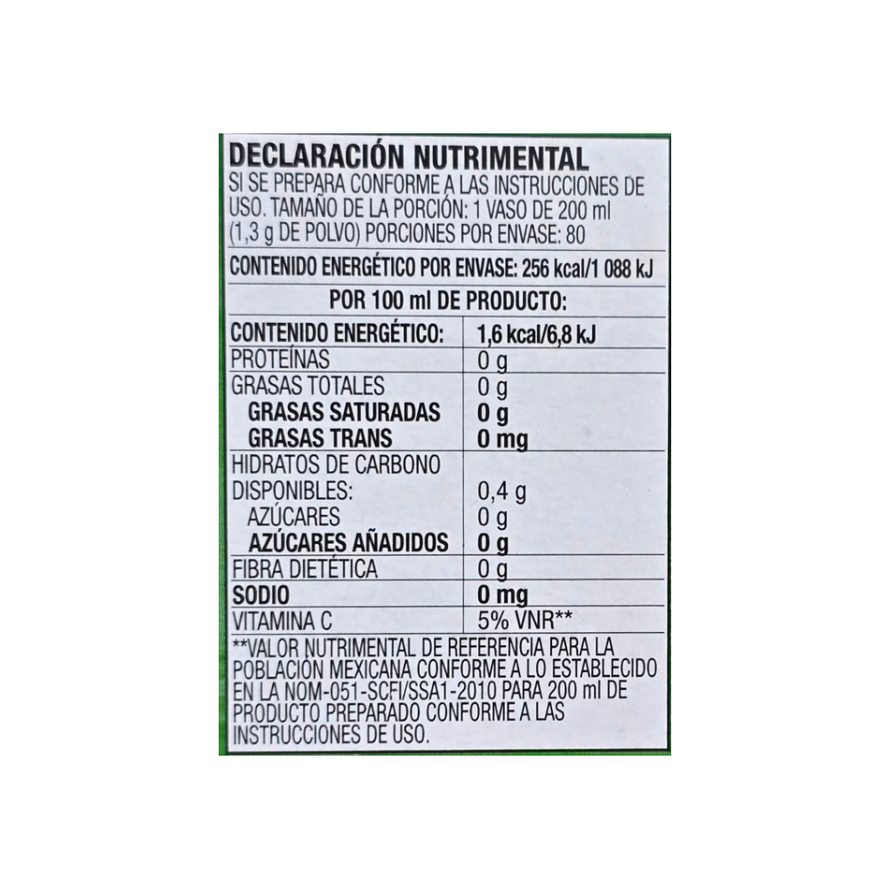 Refresco instantáneo sabor a guanábana Zuko (104 g / 3.67 oz) - Miniatura 4