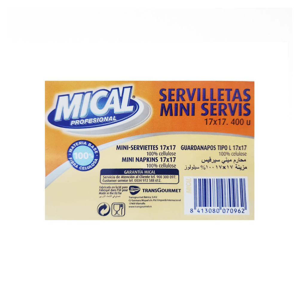 Mini servilletas Mical (400 U) - Miniatura 4