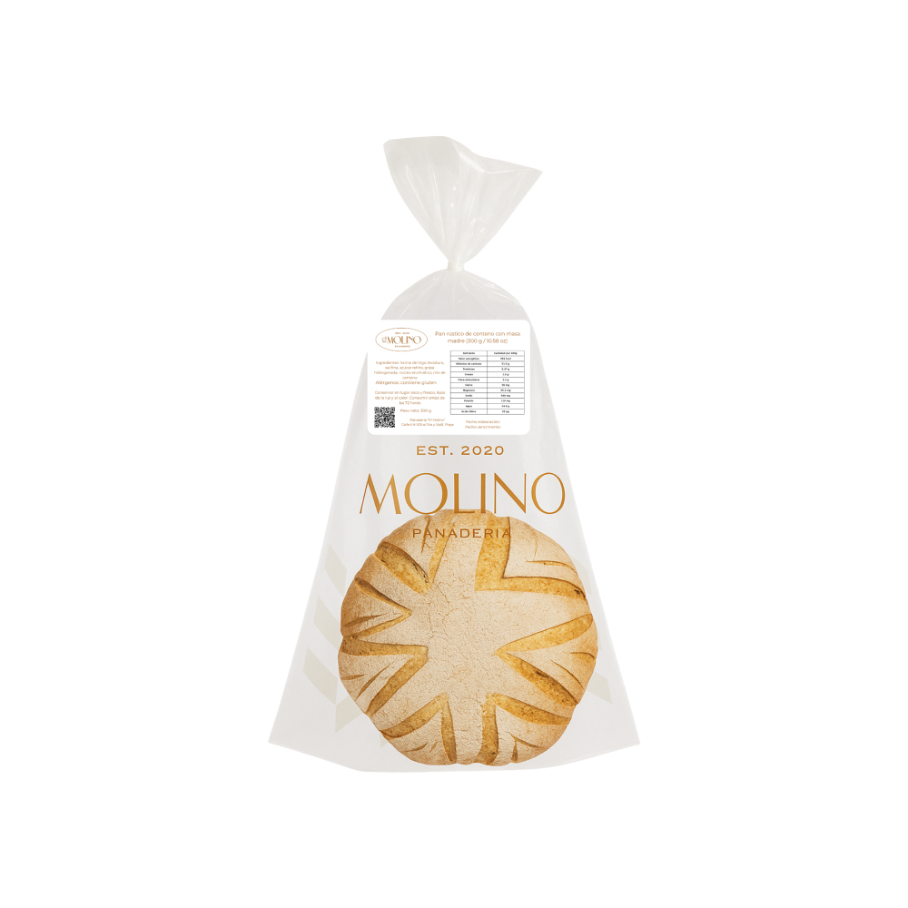 Pan rústico de centeno con masa madre El Molino (300 g / 10.58 oz) - Miniatura 2