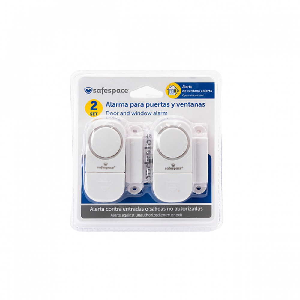 Set de 2 alarmas para puertas y ventanas Safespace - Miniatura 3