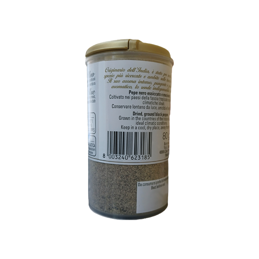 Pimienta negra molida Cannamela (80 g / 2.82 oz) - Miniatura 3