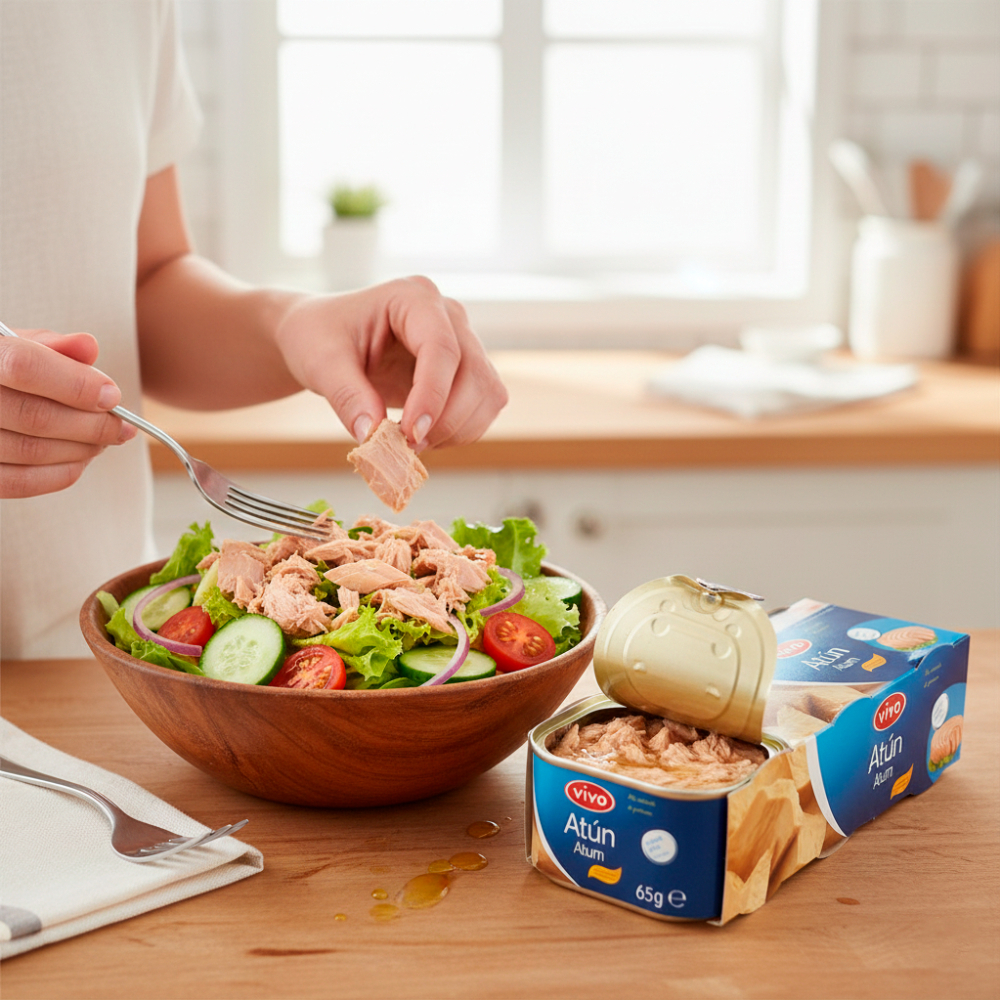 Atún en aceite de girasol Vivó (3 x 65 g / 2.29 oz) - Miniatura 4