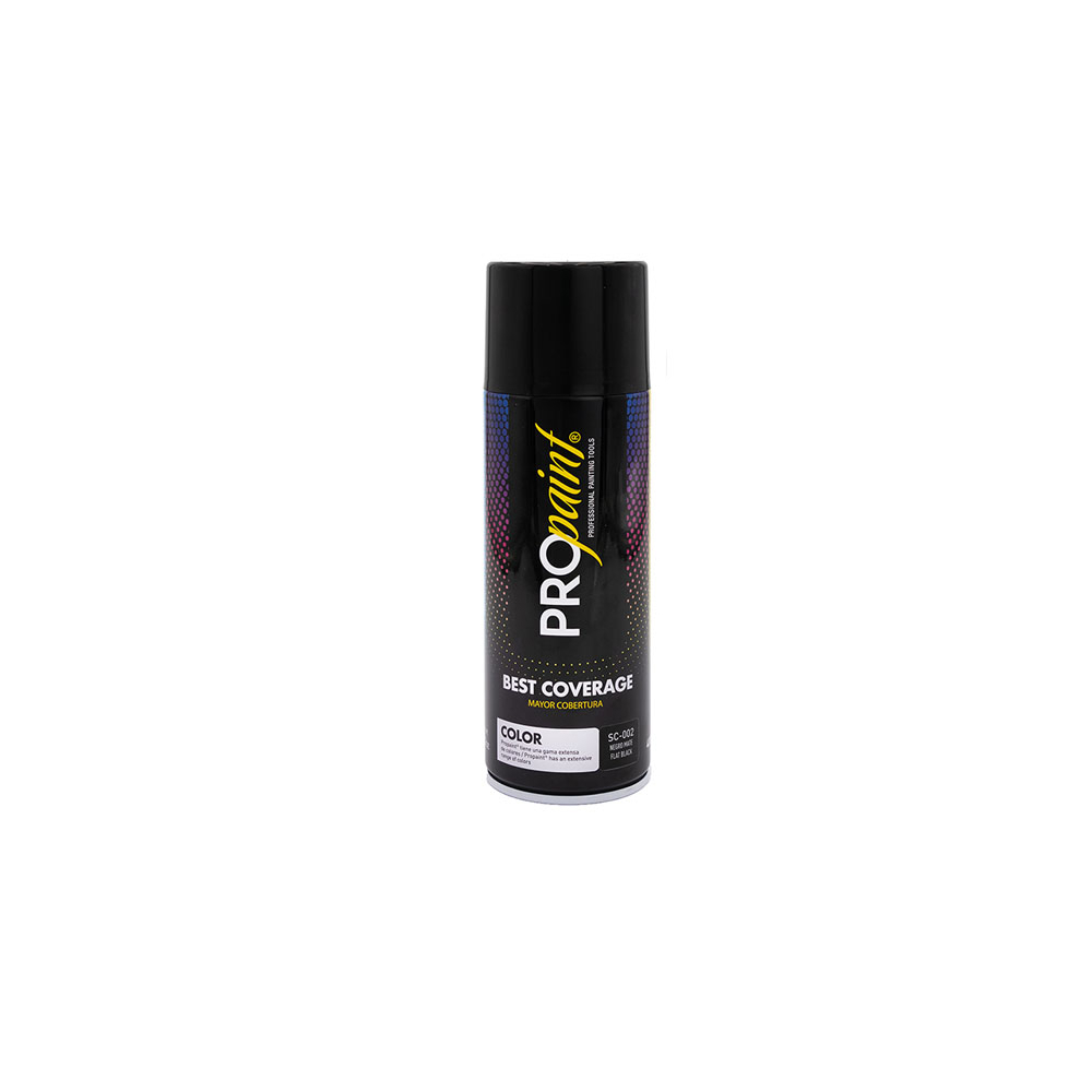 Pintura en aerosol negro mate Pro Paint (400 ml) - Miniatura 4
