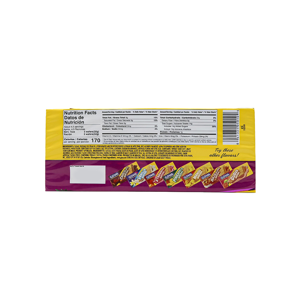 Sorbetos sabor a coco Goya (140 g / 4.94 oz) - Miniatura 3