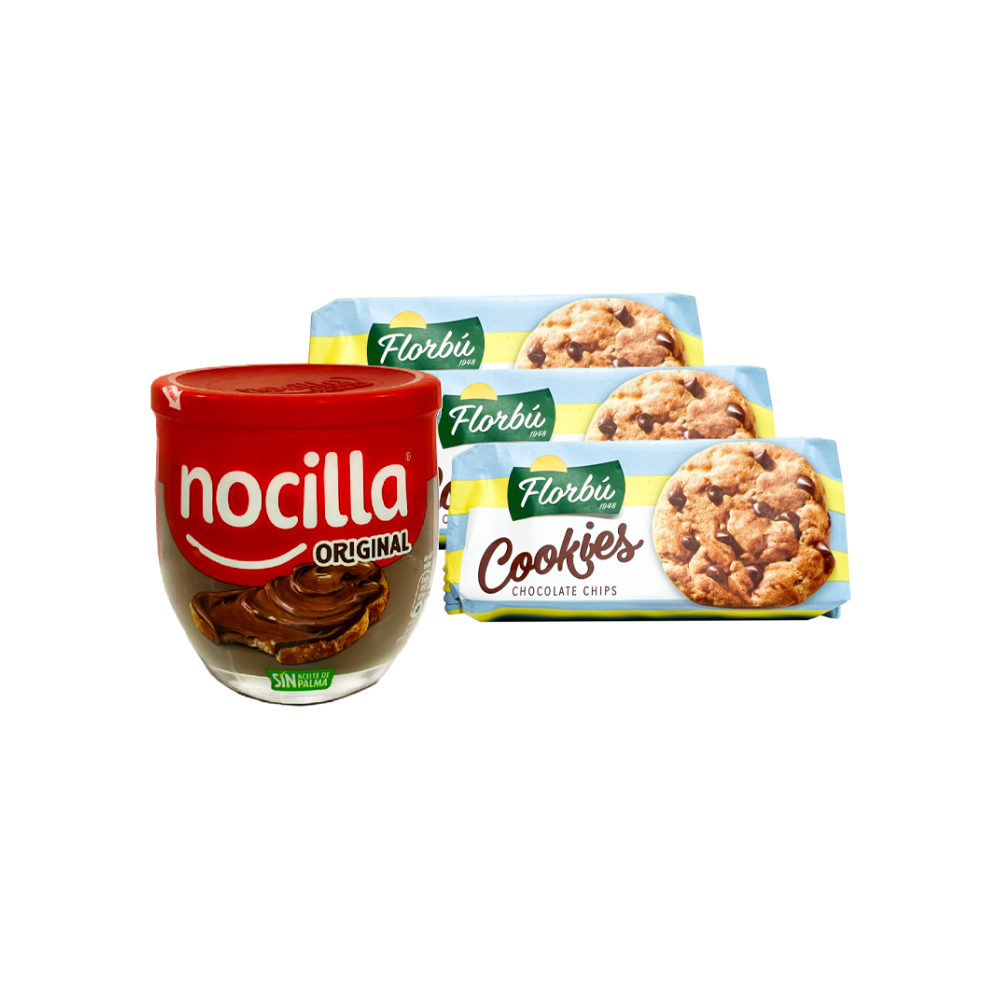 Crema de chocolate + Galletas con chispas de chocolate - Imagen 1