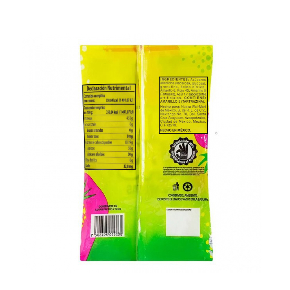 Gomitas de grenetina sabor a frutas Great Value (100 g / 3.5 oz) - Miniatura 2