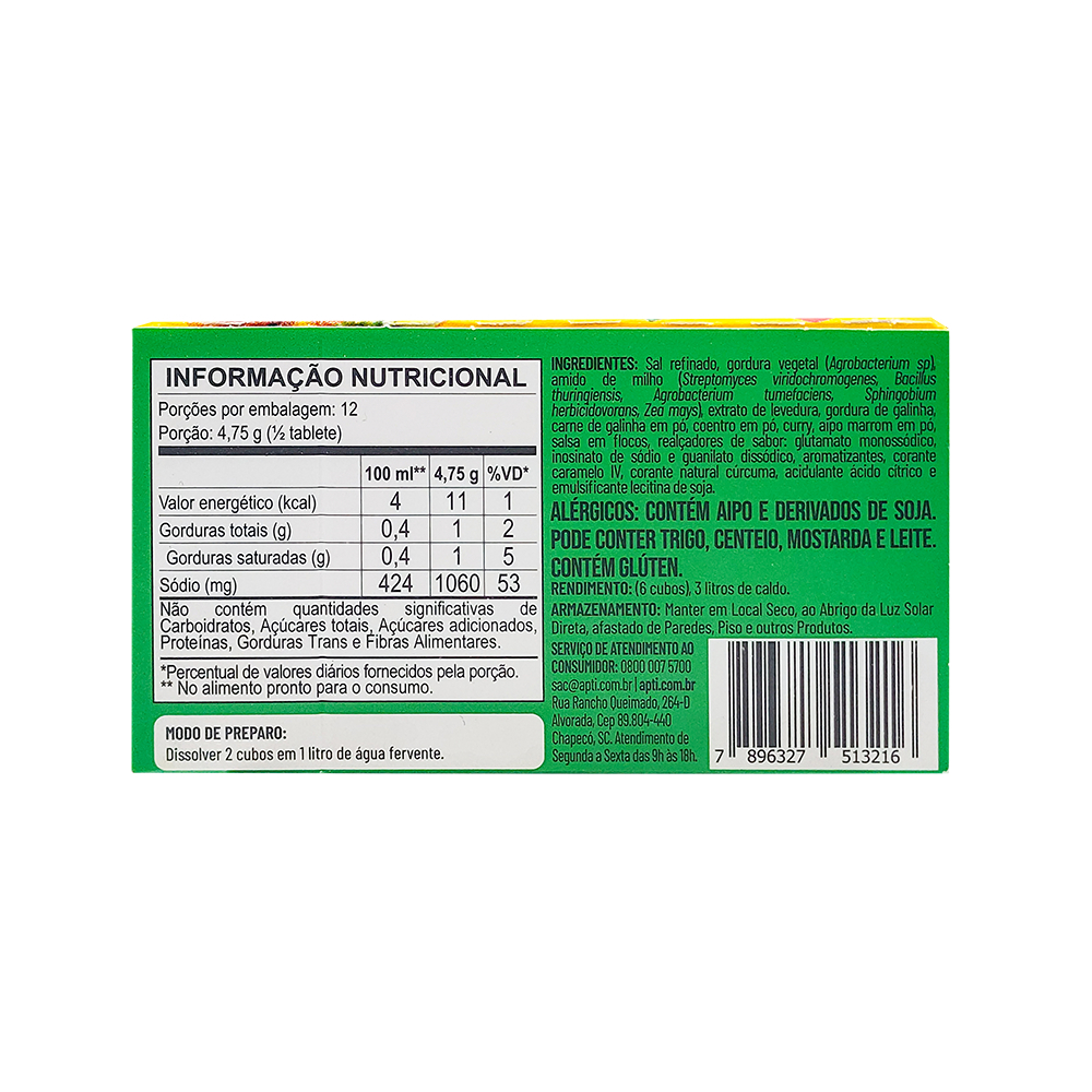 Caldo sabor gallina Apti (57 g / 2.01 oz) - Miniatura 2