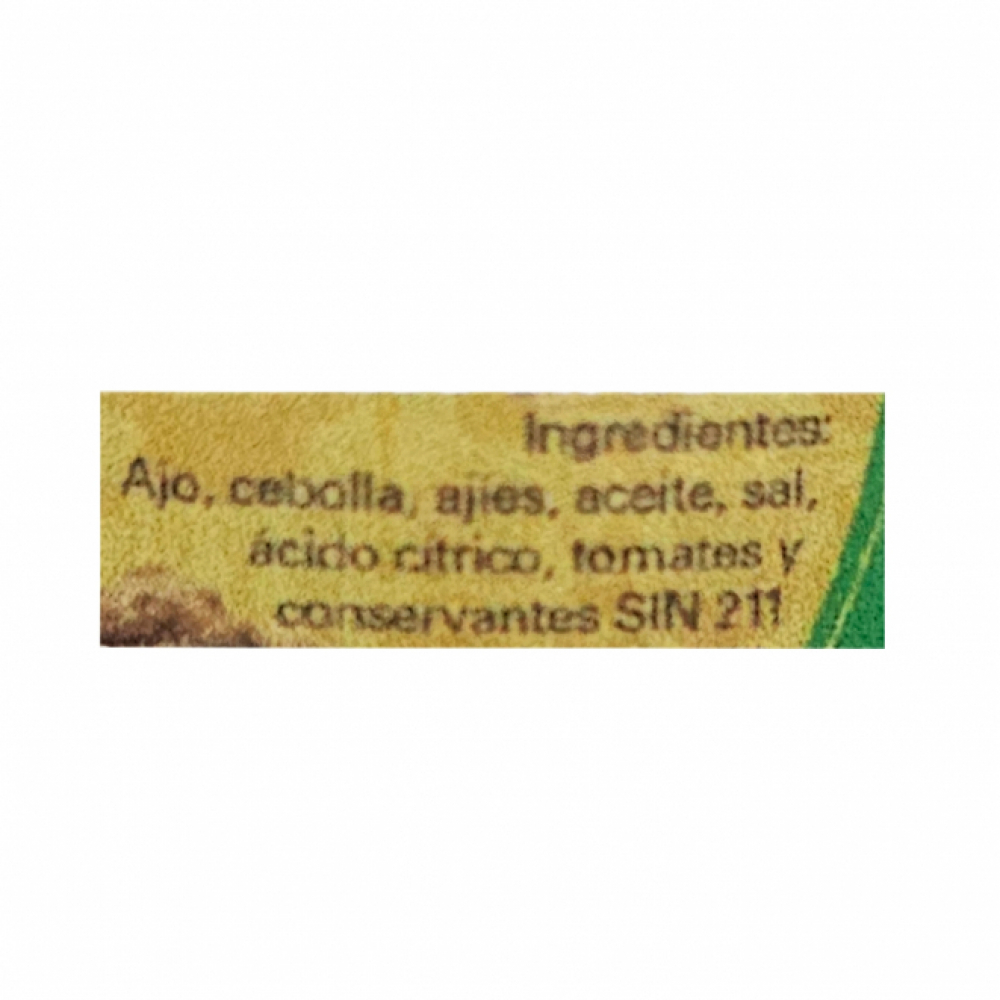 Ajo, cebolla, ajíes molido en aceite El Roble (750 g / 1.65 lb) - Miniatura 3