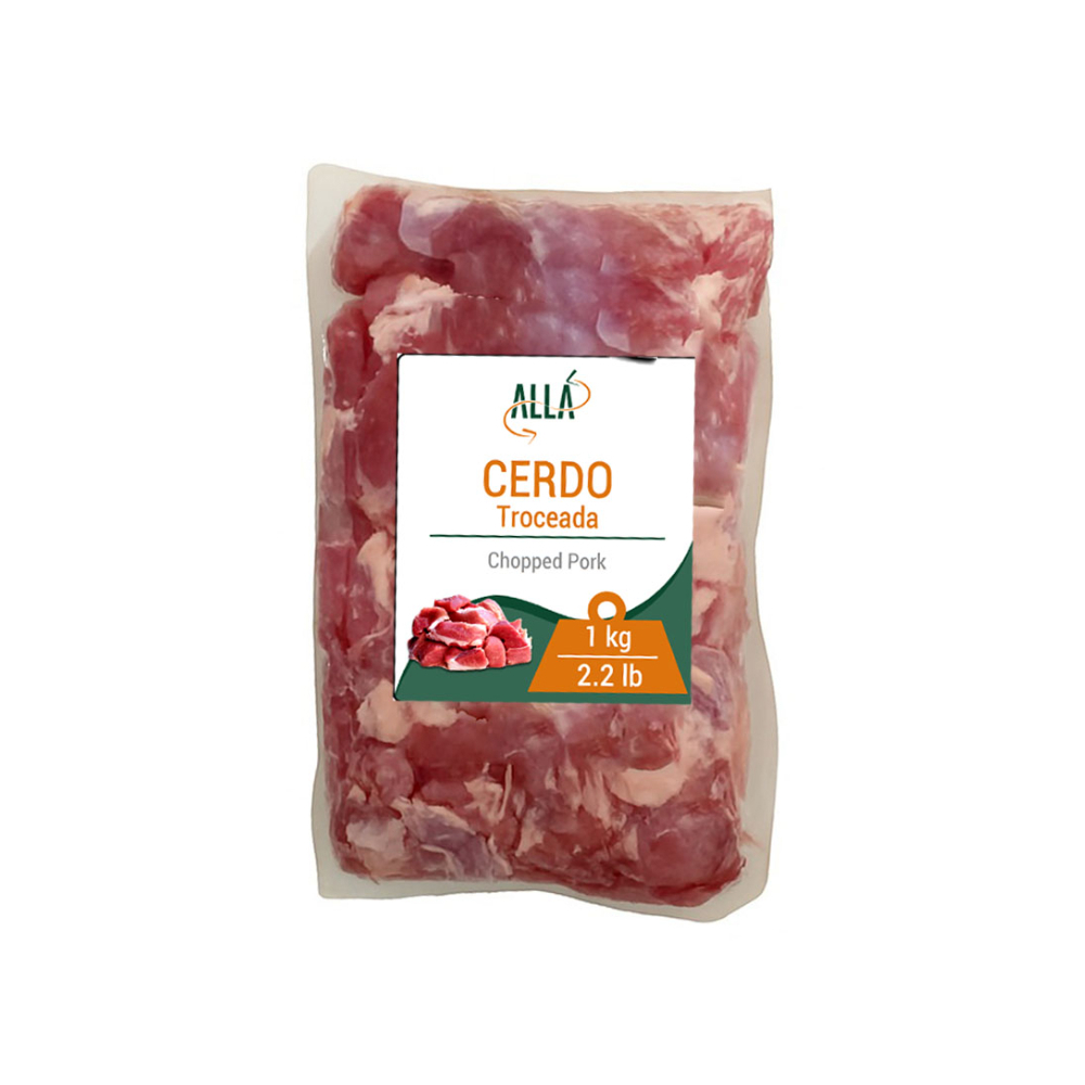 Carne de cerdo troceada ALLÁ (1 kg / 2.2 lb) - Miniatura 2