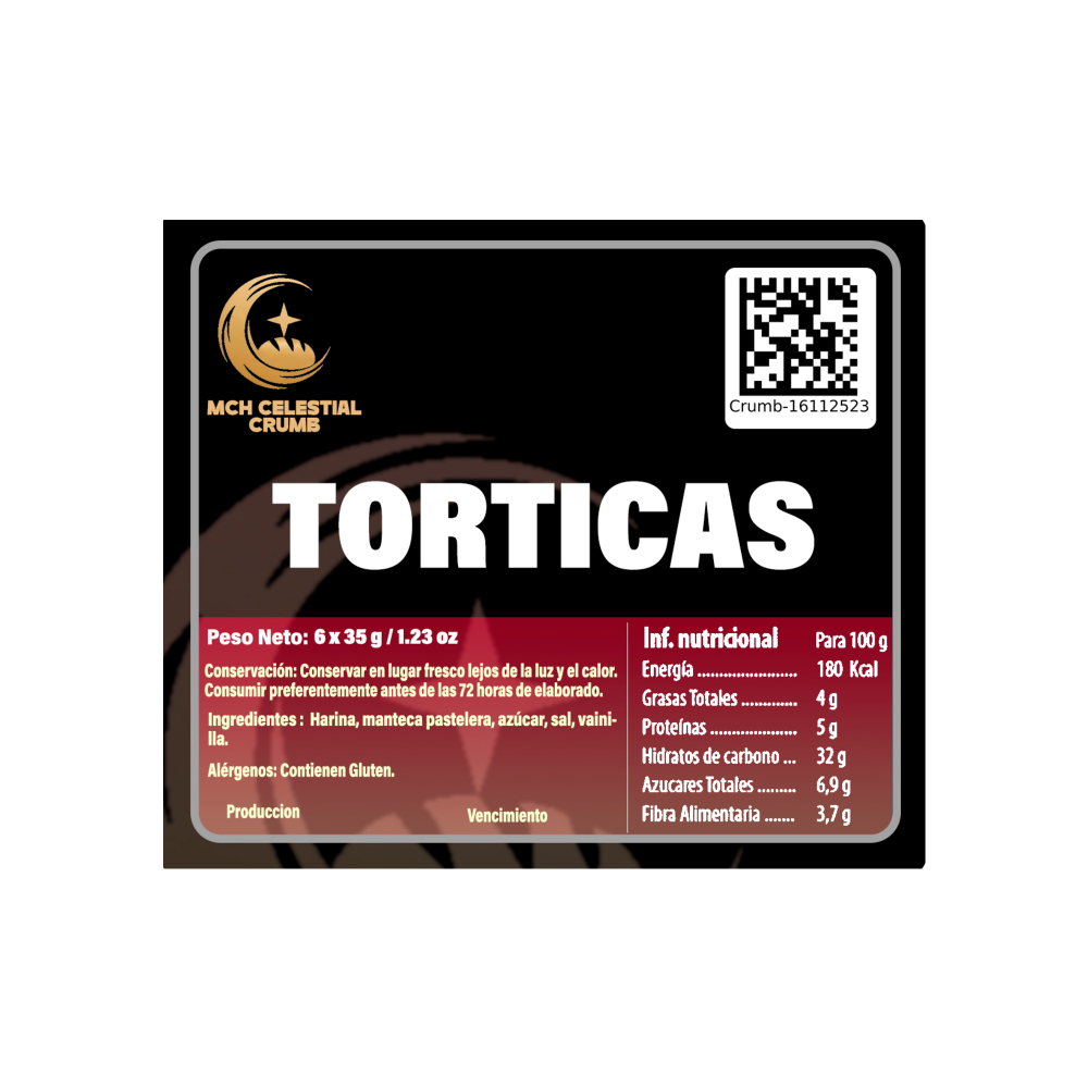 Torticas Crumb Celestial MCH (6 x 35 g / 1.23 oz) - Miniatura 3