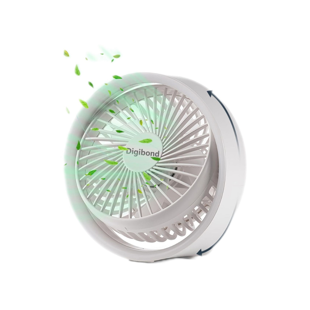 Ventilador de escritorio portátil con luz LED Digibond | Supermarket 23 ...