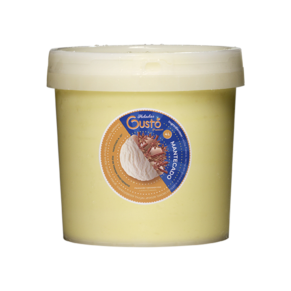 Helado Premium de mantecado Gustó (4 L) - Miniatura 3