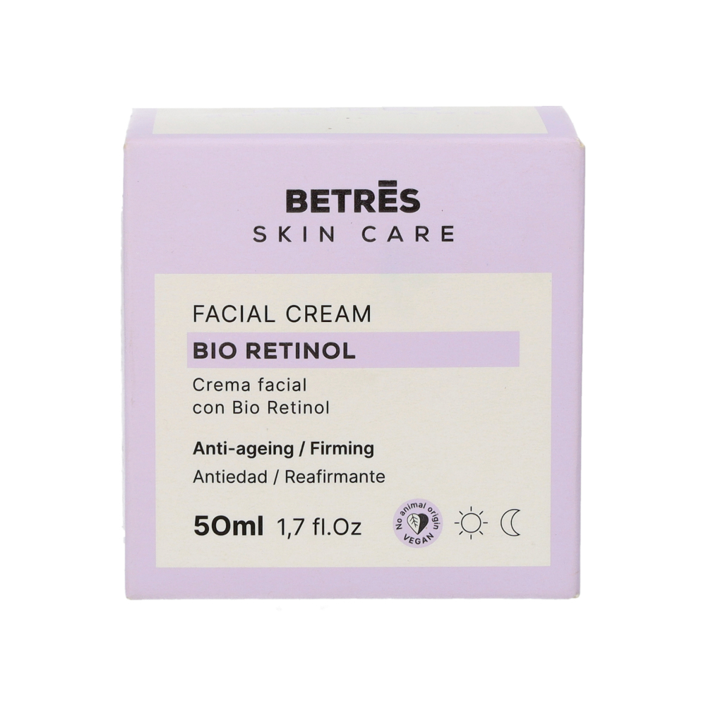 Crema facial con Bio Retinol Antiedad/Reafirmante BETRES (50 ml / 1.7 oz) - Miniatura 3
