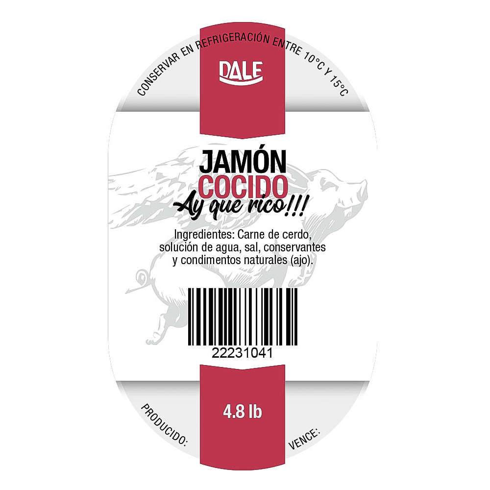 Jamón cocido Ay que rico (2.18 kg / 4.8 lb) - Miniatura 4