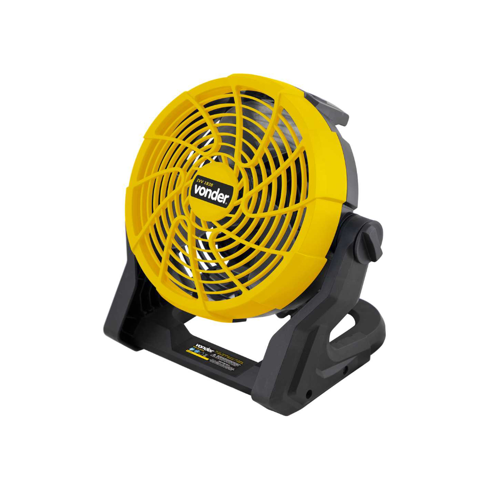 Ventilador de batería intercambiable de 18 V IVV1838 + Cargador de baterías 18 V carga convencional ICBV1805 + Batería 18 V 4 Ah - iones de litio IBV1804 Vonder - Miniatura 2