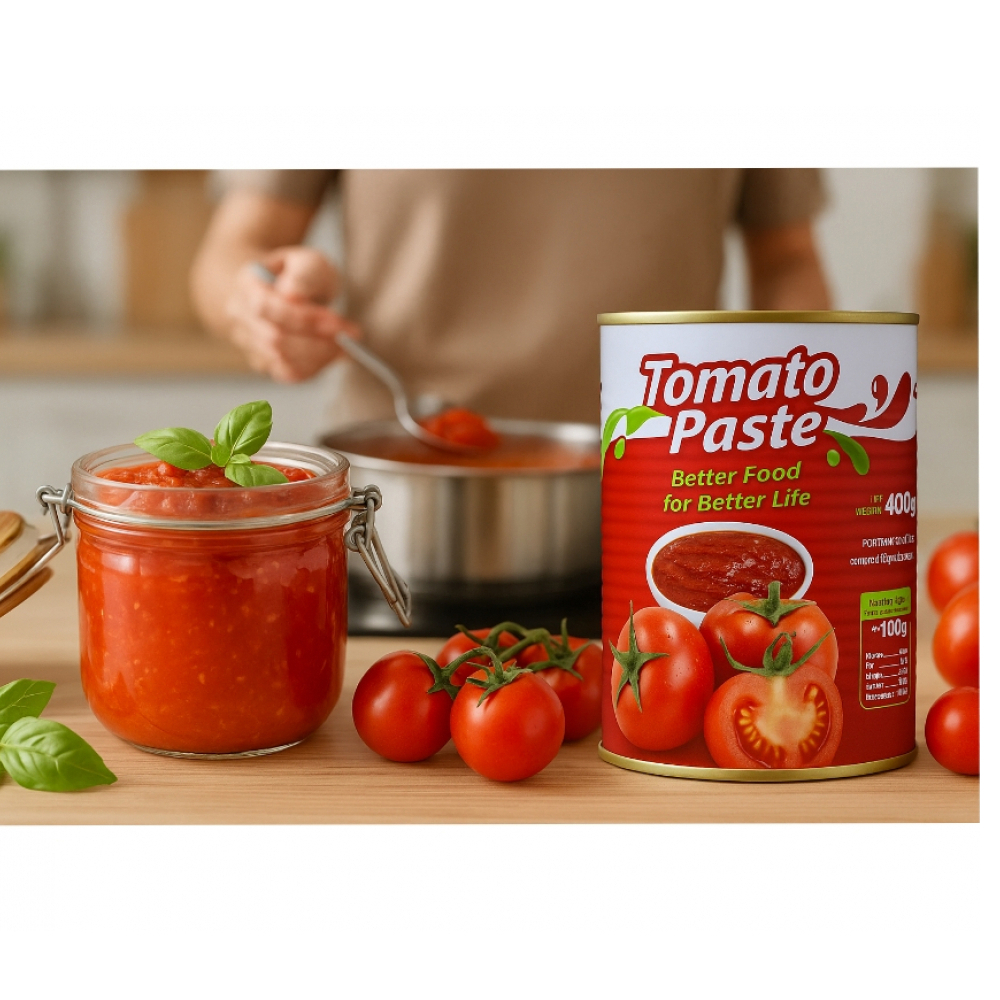 Pasta de tomate Portrane Foods (6 x 400 g / 14.10 oz) - Miniatura 2