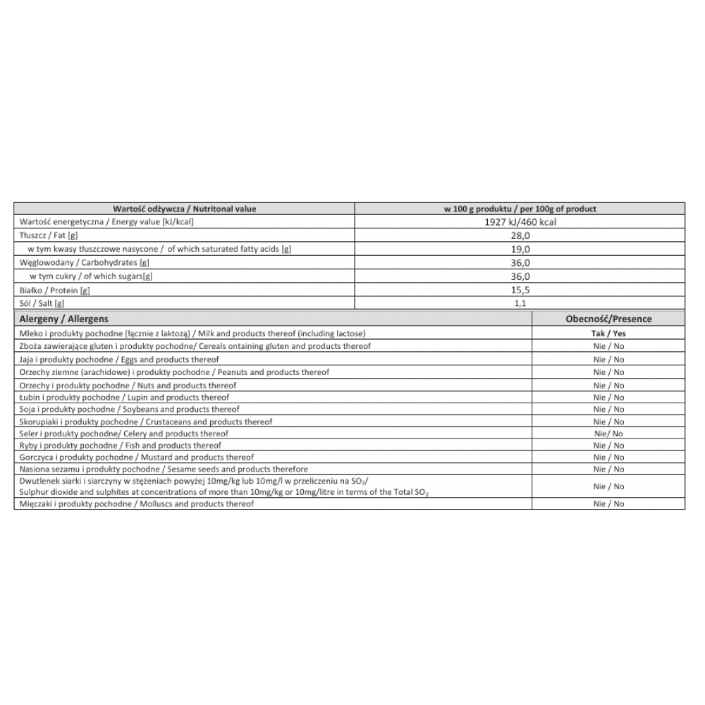 Leche entera en polvo 28% de grasa Polser (25 kg / 55.11 lb) - Miniatura 3