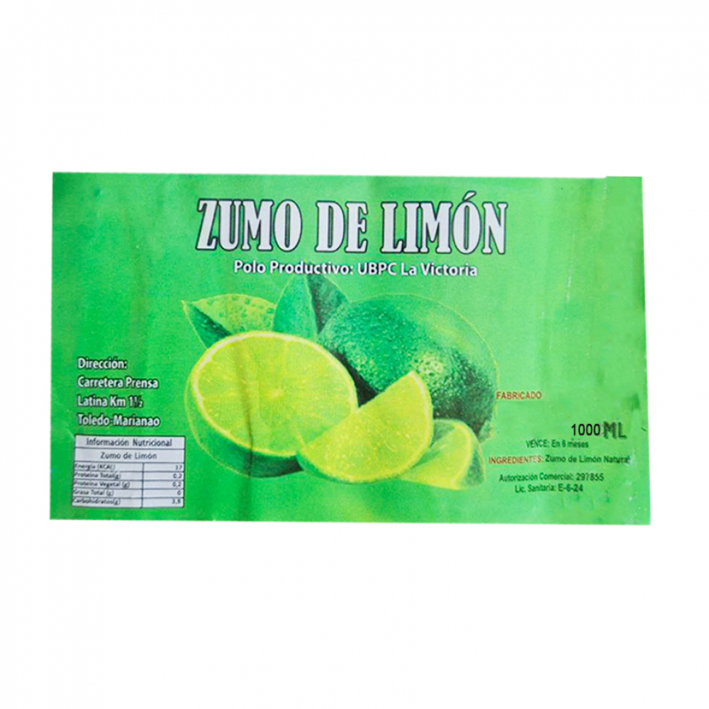 Zumo de limón (4 x 1 L) - Miniatura 2