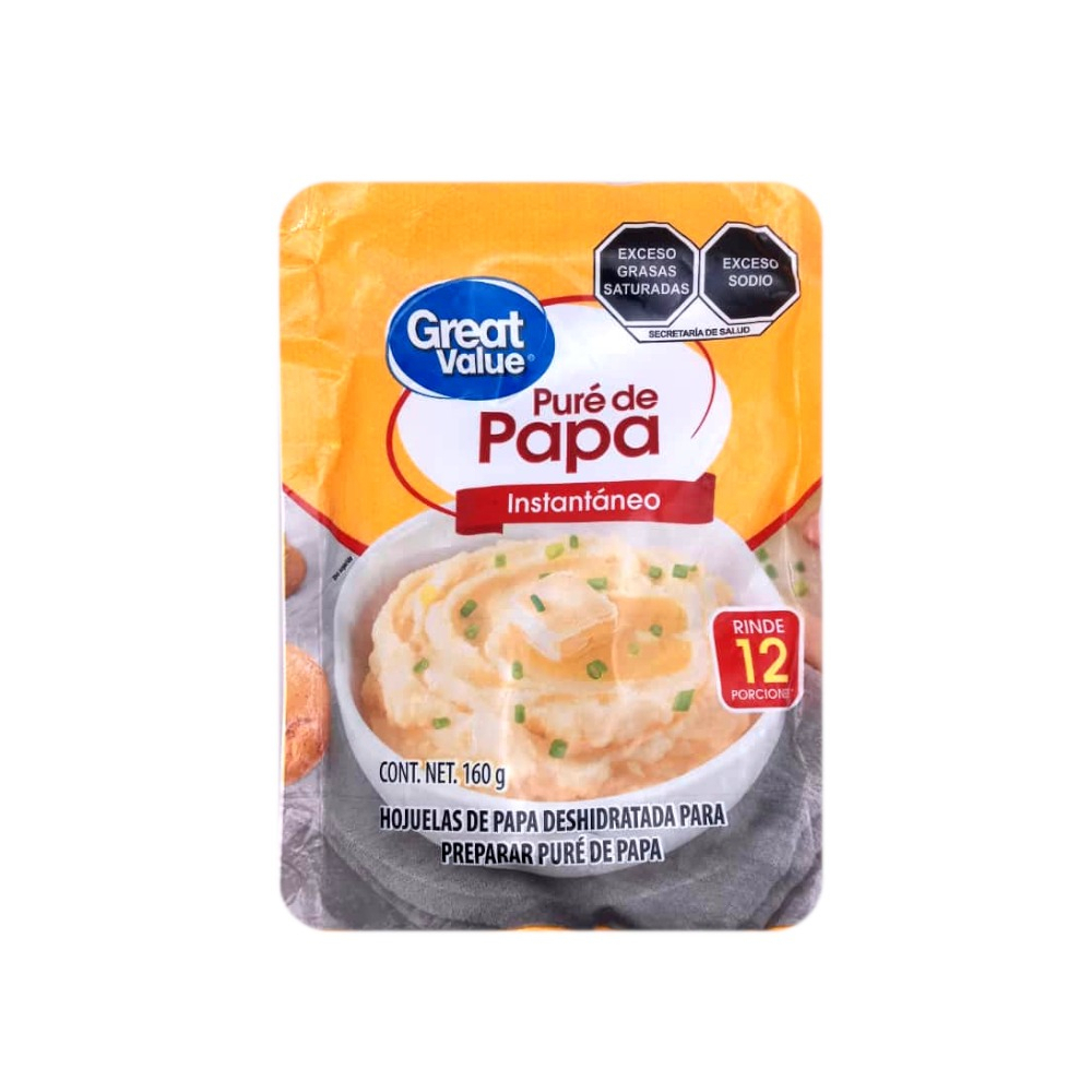 Puré de papa instantáneo Great Value (160 g / 5.64 oz) - Miniatura 4
