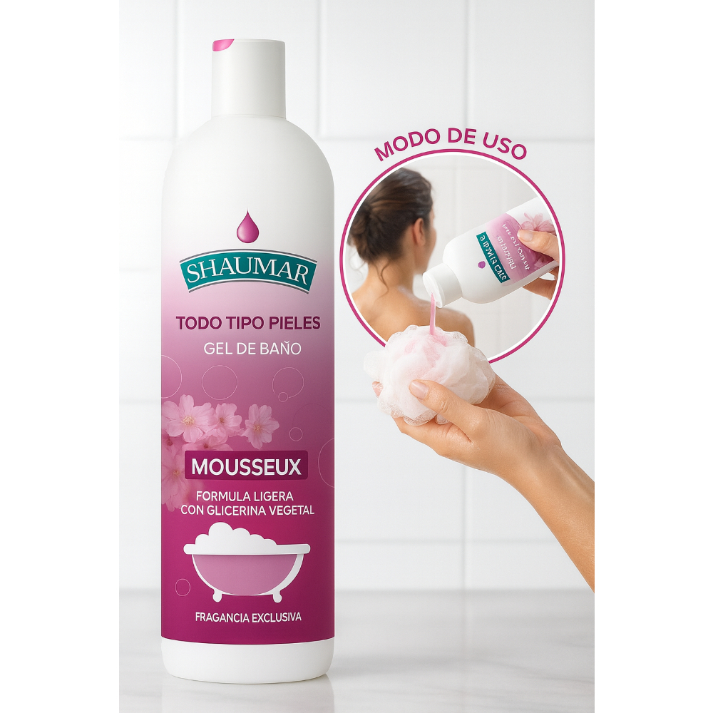 Gel de baño mousseux Shaumar (1000 ml) - Miniatura 4