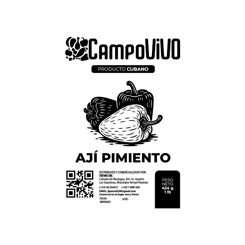 Ají pimiento Campo Vivo (454 g / 1 lb) - Miniatura 3