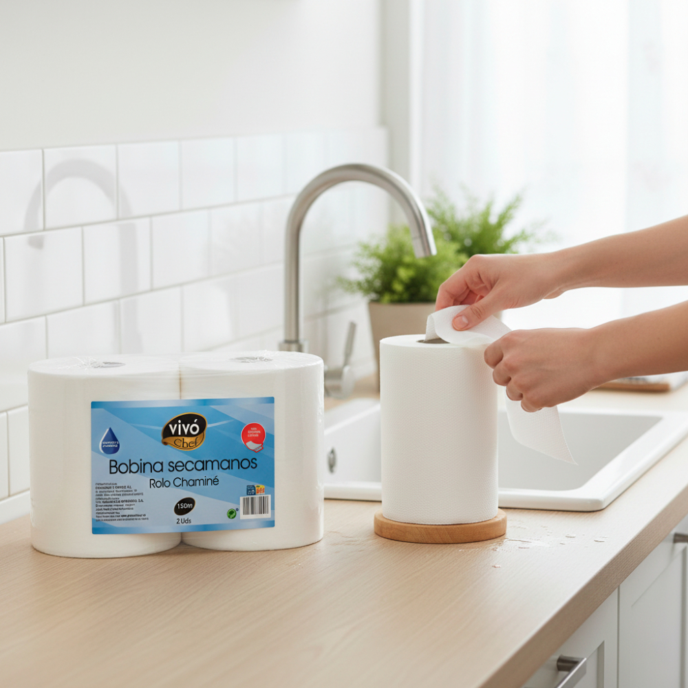 Bobina secamanos Vivo Chef 150 m - Miniatura 4