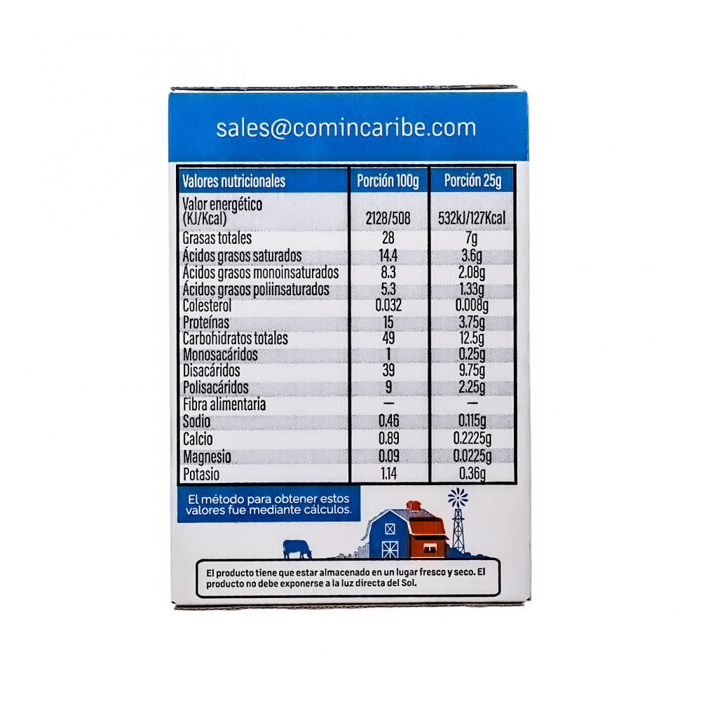 Leche entera en polvo La Vaquita (3 x 1 kg / 2.2 lb) - Miniatura 3