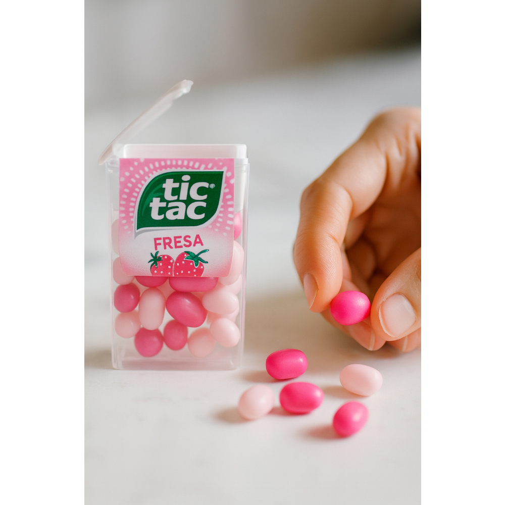 Pastillas con sabor a fresa TicTac (14.5 g) - Miniatura 4