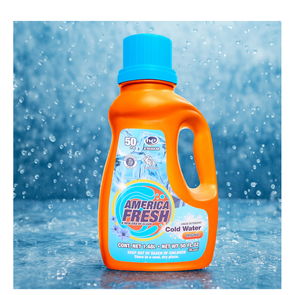 Detergente líquido de fragancia floral original para agua fría America Fresh (1.48 L) - Miniatura 4