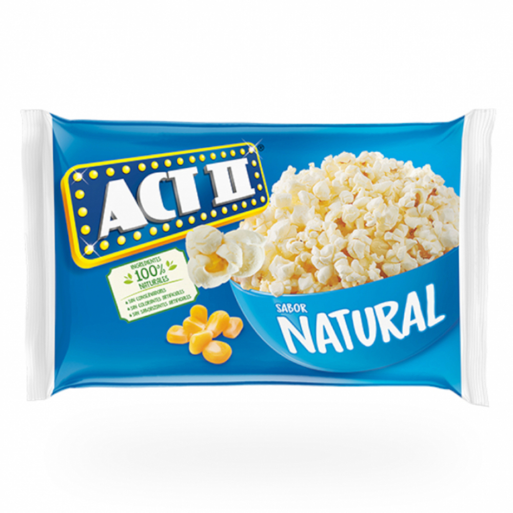 Palomitas para microondas sabor natural ACT II (80 g / 2.82 oz) - Miniatura 2
