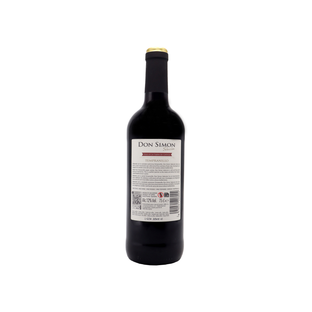 Vino tinto Tempranillo Selección Don Simon (750 ml) - Miniatura 4