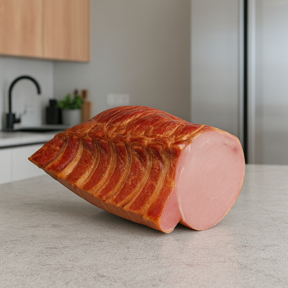 Lomo de cerdo ahumado con piel y hueso Jimm (2 kg / 4.4 lb) - Miniatura 4