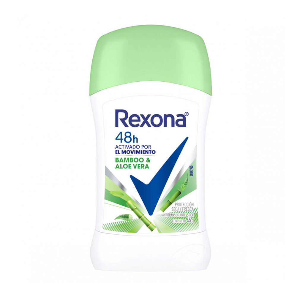 Desodorante antitranspirante en barra bambú y aloe vera Rexona (45 g / 1.58 oz) - Miniatura 2