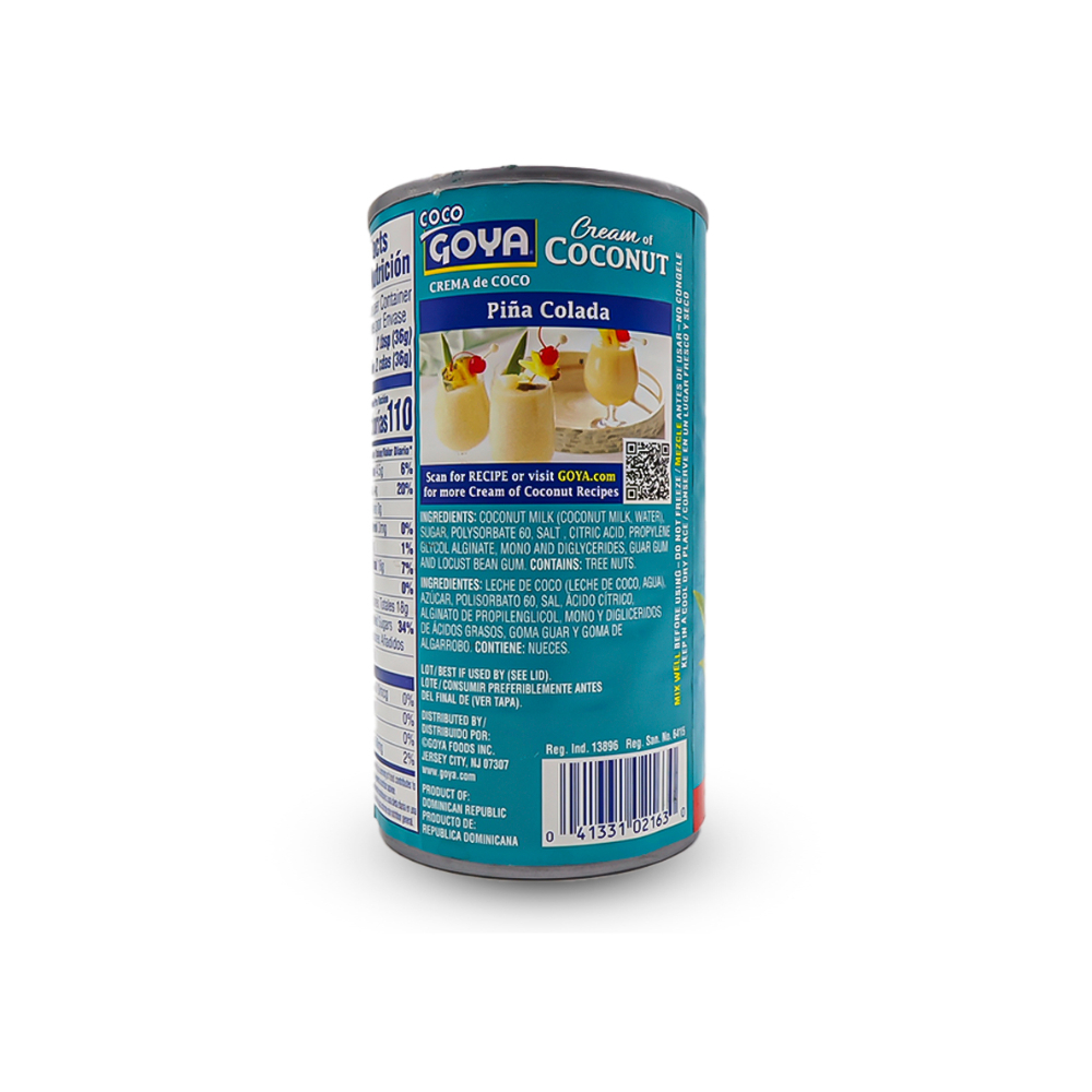 Crema de coco Goya (425 g / 15 oz) - Miniatura 2