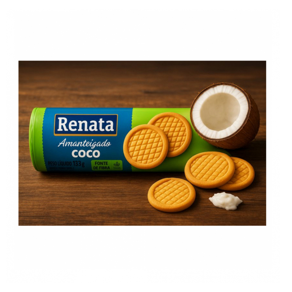 Galletas de mantequilla con sabor a coco Renata (36 x 133 g) - Miniatura 2