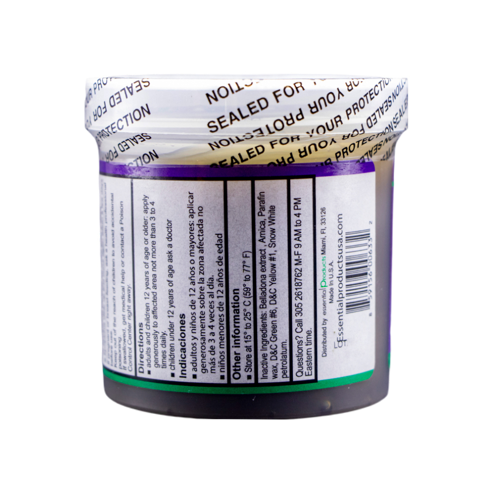 Pomada analgésica de belladona y arnica Elp Esenttial (141 g / 5 oz) - Miniatura 2