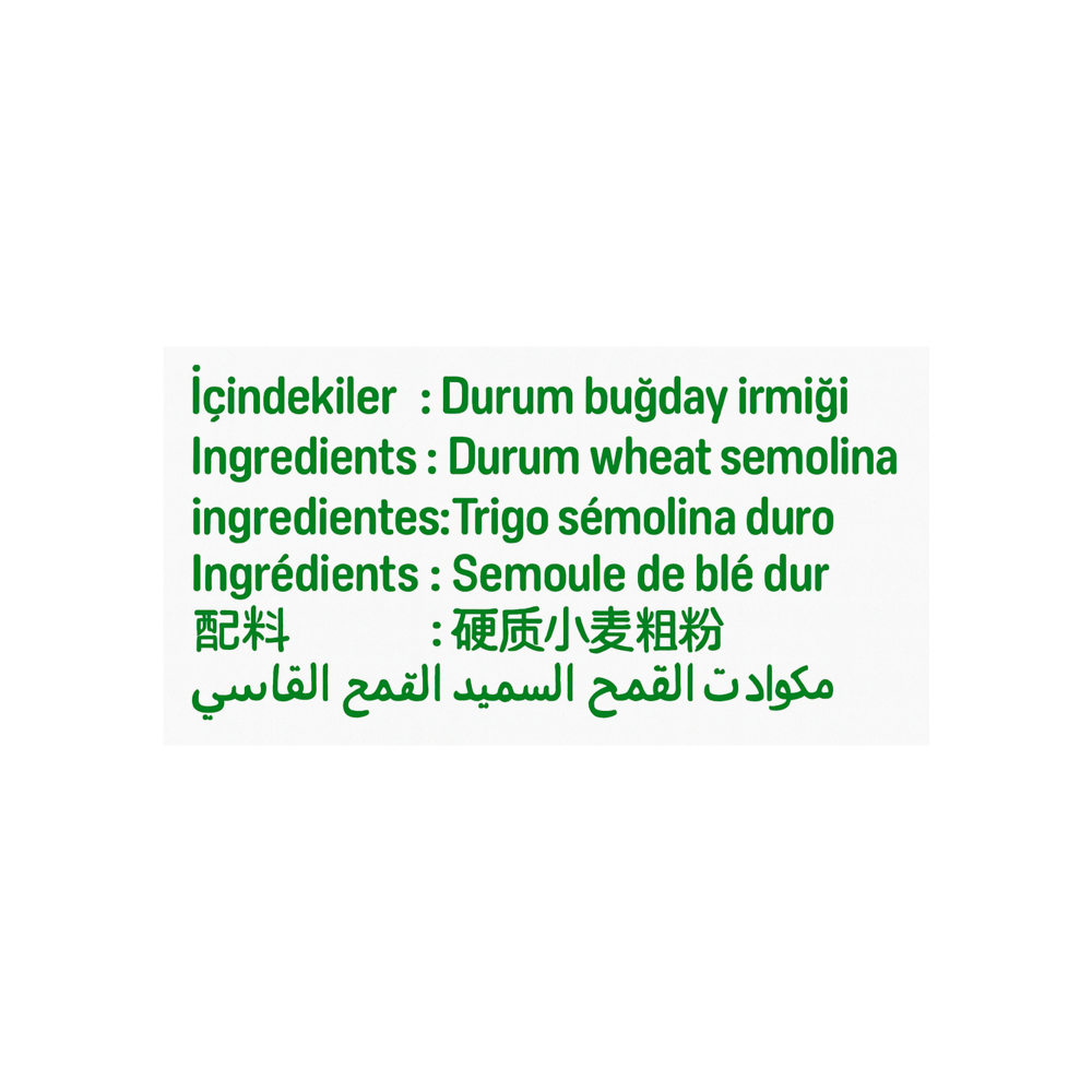 Espaguetis de sémola de trigo duro Arden Makarna (4 x 500 g / 1.1 lb) - Miniatura 4