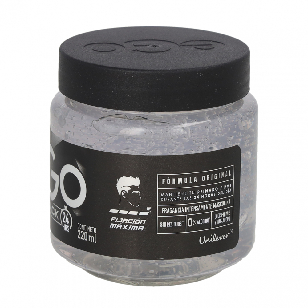 Gel para el cabello para hombre eGo Black (220 ml) - Miniatura 3