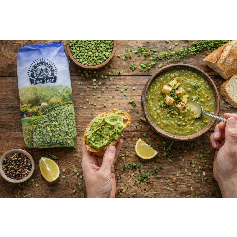 Guisante -Chicharos- verde partido Don José (10 x 1 kg / 2.2 lb) - Miniatura 4