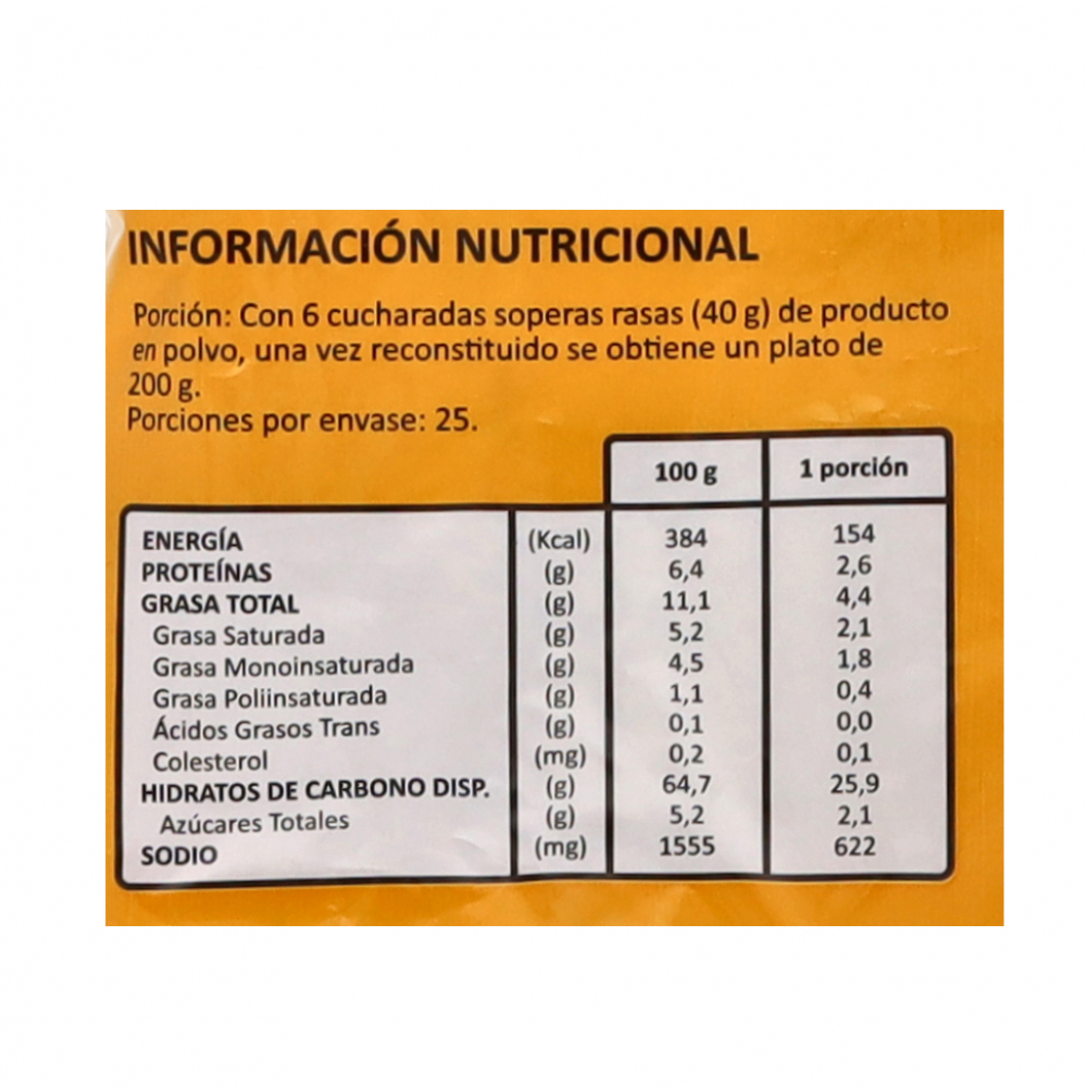 Puré de papa de receta completa Macro Food (1 kg / 2.2 lb) - Miniatura 4