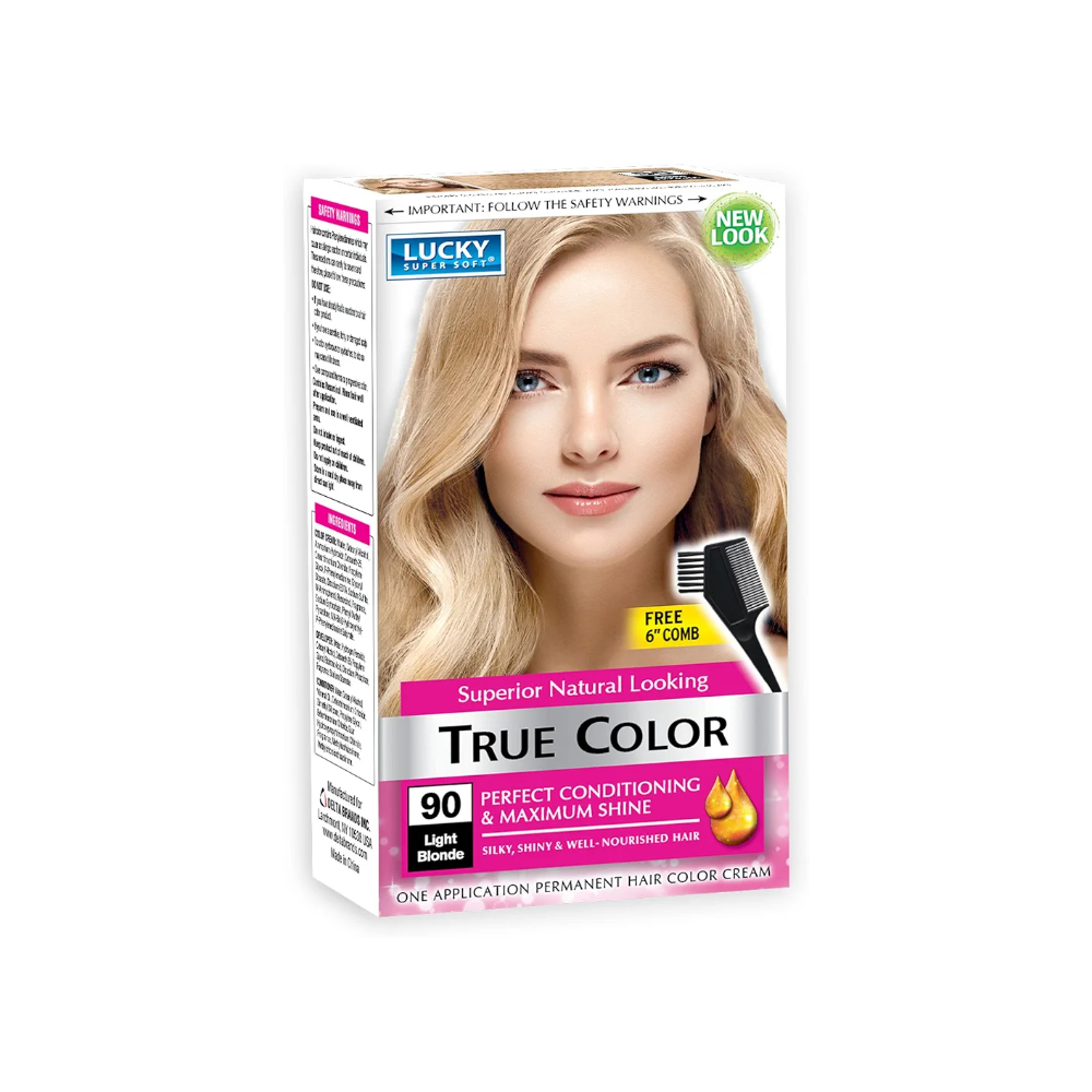 Tinte de cabello para mujer color rubio claro #90 Lucky Super Soft (40 ml / 1.36 fl. oz) - Imagen 1