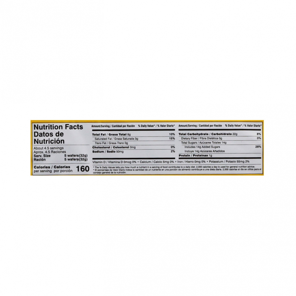 Sorbeto de vainilla relleno con crema sabor a chocolate Goya (140 g / 4.94 oz) - Miniatura 4