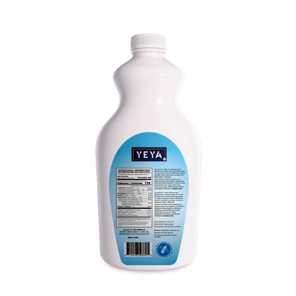 Yogurt natural con azúcar con probióticos YEYA (1.54 L) - Miniatura 2
