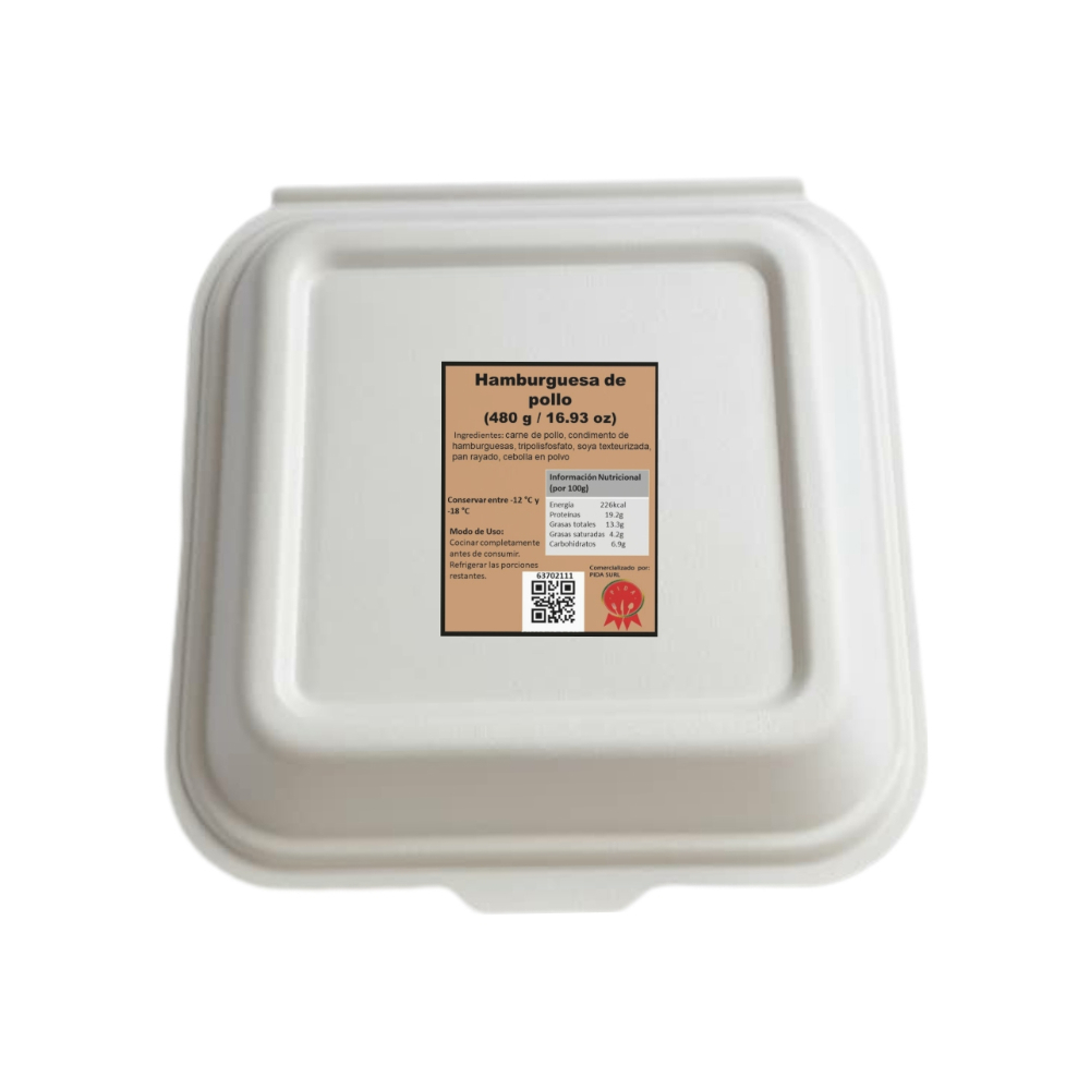 Hamburguesa de pollo Pida (480 g / 16.93 oz) - Miniatura 4