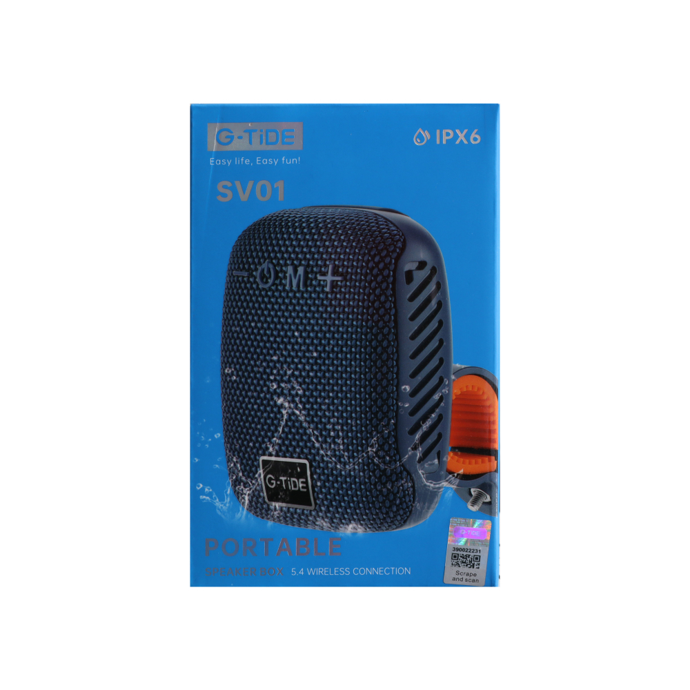 Bocina inalámbrico azul con soporte para bicicleta G-Tide SV01 - Miniatura 3