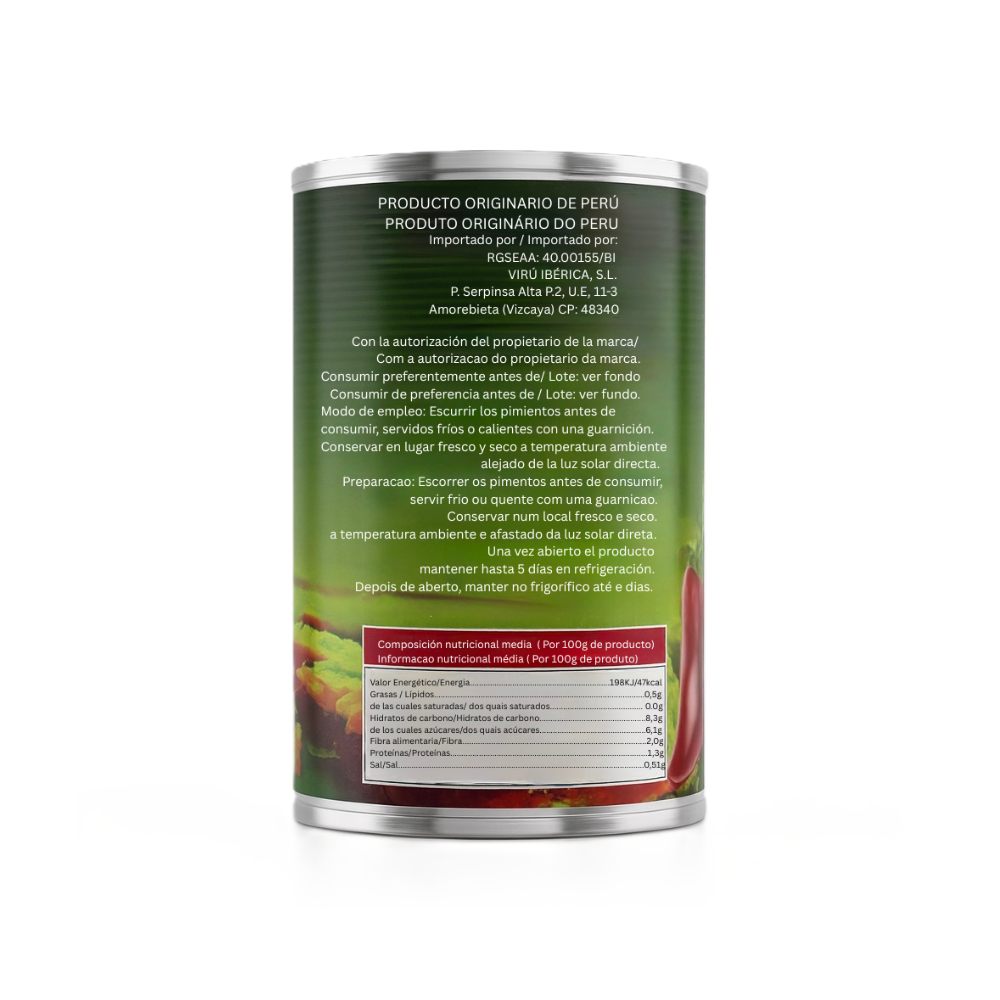 Pimientos del piquillo enteros extra (400 g / 14.10 oz) - Miniatura 2