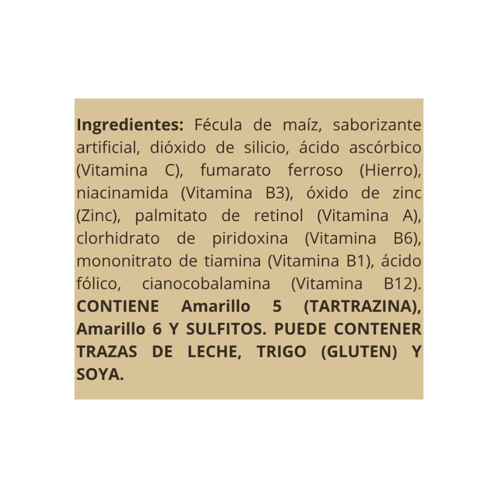Polvo para preparar atole sabor vainilla fortificado con vitaminas y minerales Great Value (45 g / 1.59 oz) - Miniatura 4