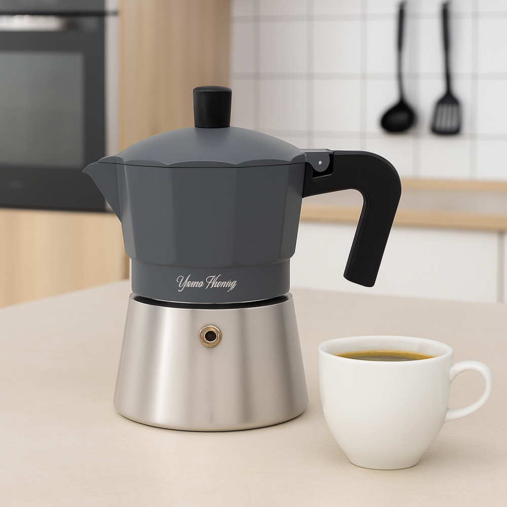 Cafetera clásica de 3 tazas Yousra Ménage - Miniatura 4