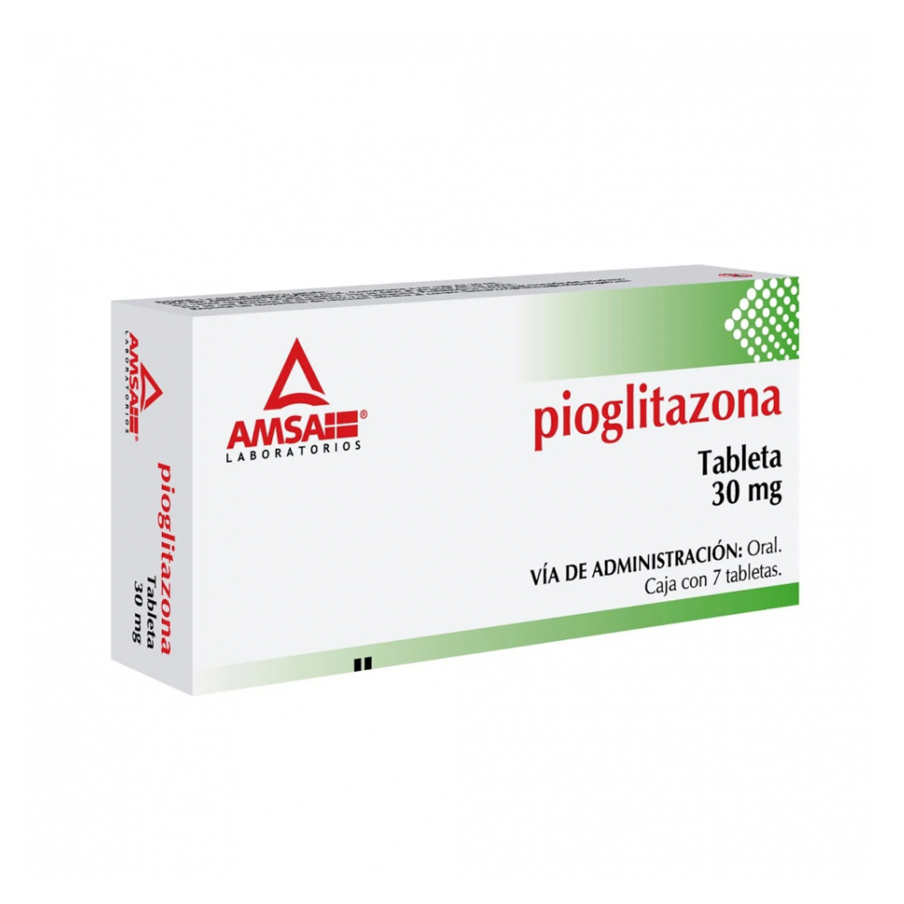 Amsa Pioglitazone 30 mg (7 tablets) | Online Supermarket. Items from Panama  and Miami to Cuba, image size:1000x1000