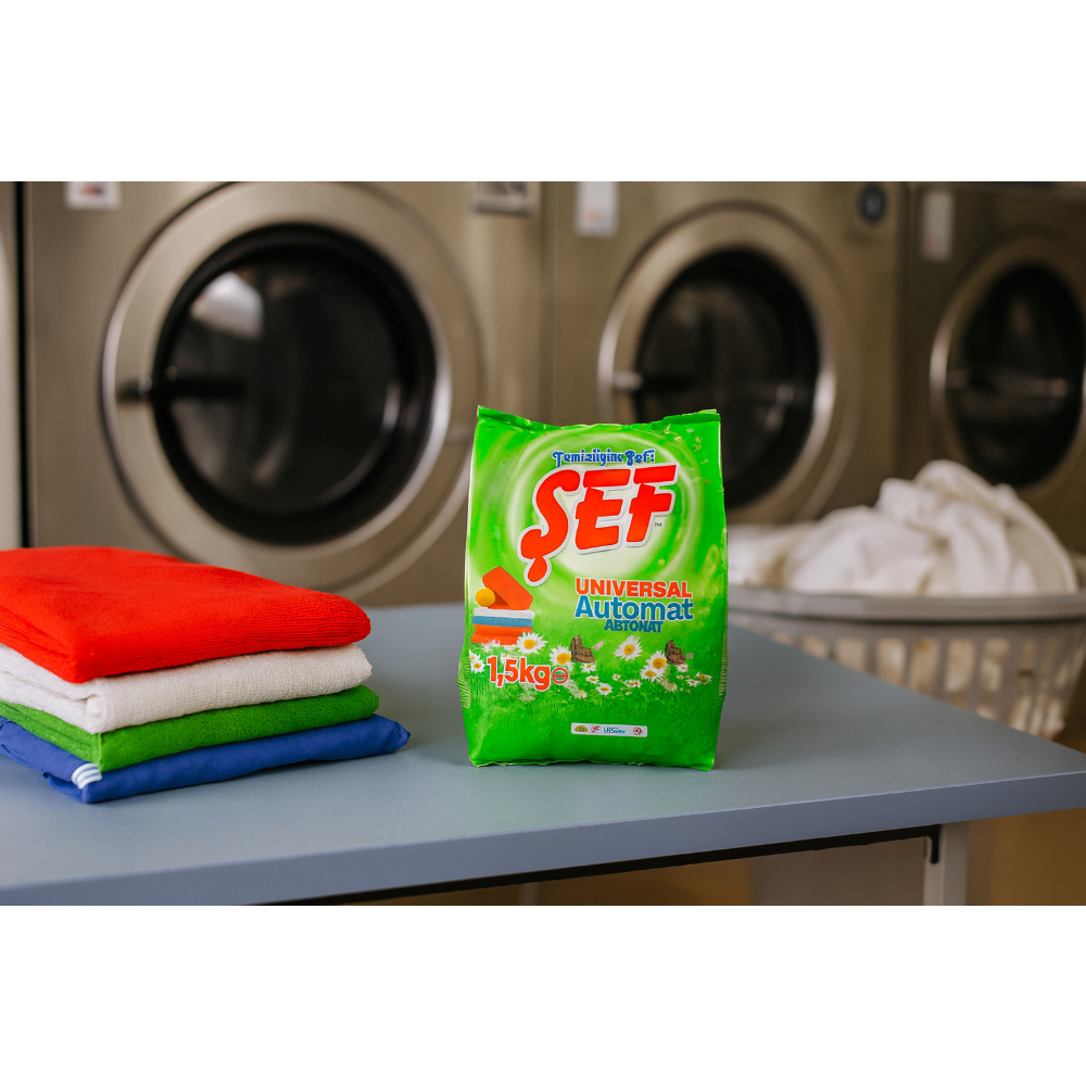Detergente en polvo universal Sef (1.5 kg / 3.31 lb) - Miniatura 4